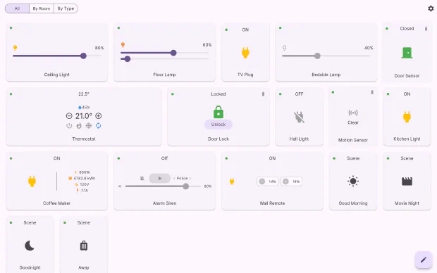 Flick's dashboard on a Mac