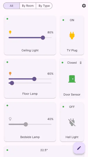 Flick on an Android phone